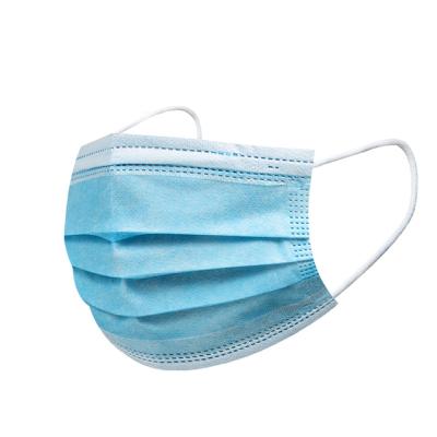 China Surgical Manufacturer Custom Non Woven Blue Earloop Face Mask Disposabke Masks Wholesale Disposable 3Ply Virus Earloop Face Mask for sale