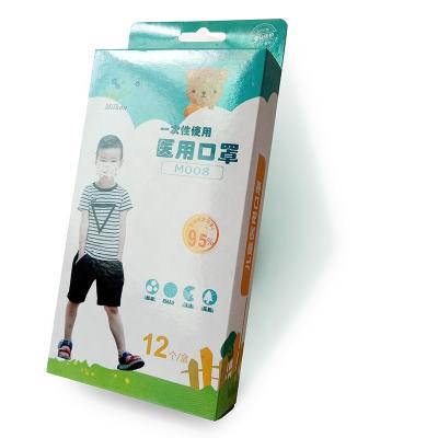 China Disposable Children Boy Girl Disposable Face Mask Child Medical Mask For Children 3Ply Anti-infect Nonwoven Disposable Breathable Face Surgical Mask for sale