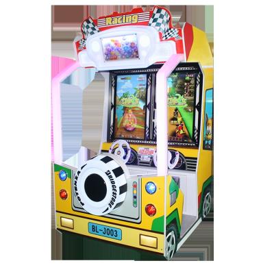 China Children Amusement Park Video Game Machine 32-Inch Screen Video Speed Car Racing Simulator Arcade Game Mac for sale