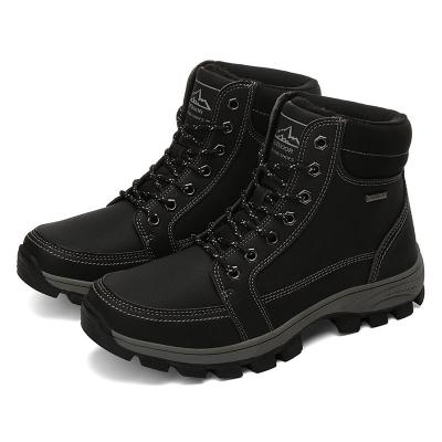 China Outdoor Rubber Non-slip Massage Men's Work Boots Design Heighten Rubber Boots Winer Snow Boots botas de hombre for sale