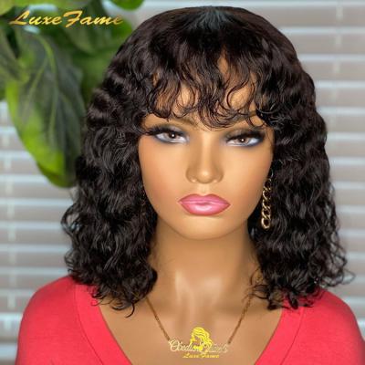 China Beyonce Kinky Mongolian Blow Wholesale Price Full Lace Wig, Glueless Curly Lace Wig, Bob Short 10a Grade Lace Wig for sale