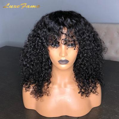 China Fashionable Super Curly 13x4 Lace Frontal Wig Hair,Afro Curly Hair Wig,Bob Lace Frontal Wig Brazilian Short Curly Vendors for sale