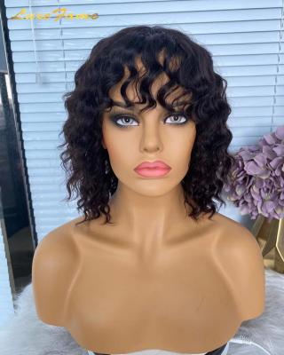 China New Arrival Body Wave Remy Human Hair Human Lace Front Wig,China Natural Double Drawn Wig,Free Shipping Short Bob Mongolian Wig for sale