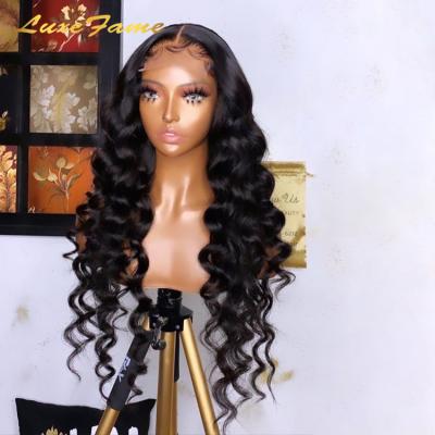 China Factory Wave Cheap Double Loose Straight Full Lace Pulled Wig, Mink Brazilian Hair Wig, Full Lace Virgin Hair Wig for sale