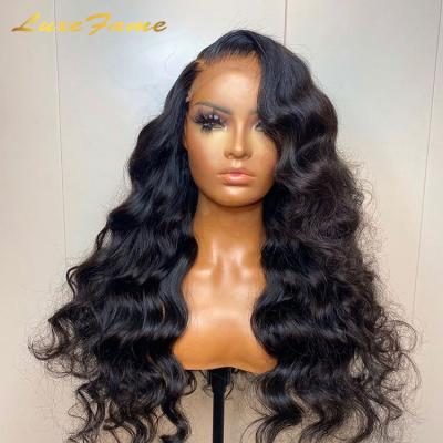 China Sheer Lace Front Wig, High Density Body Wave Hair Wig, Virgin Body Wave Excellent Quality 13X6 Curly Frontal Wig for sale