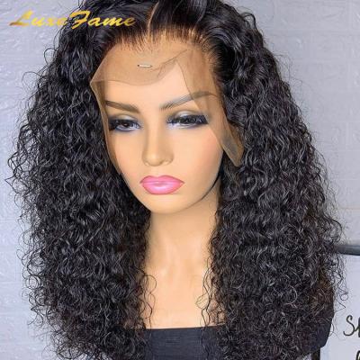 China Raw Virgin Remy Human Hair Wig,Afro Deep Curly Wig,Brazilian Hair Wholesale Price Deep Wave Human Hair Full Lace Wig for sale