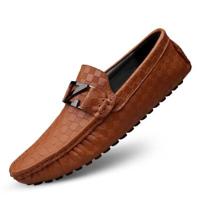 China High Quality Breathable Leather Casual Shoes Men Shoes Slip On Moccasins Men Training Shoes for sale