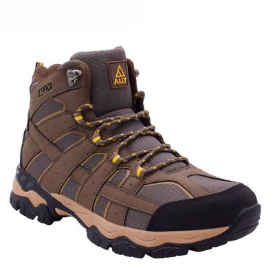 China Anti-Smell Men Climbing Mountain Hiking Shoes Men Outdoor High Ankle Hiking Shoes For Men for sale