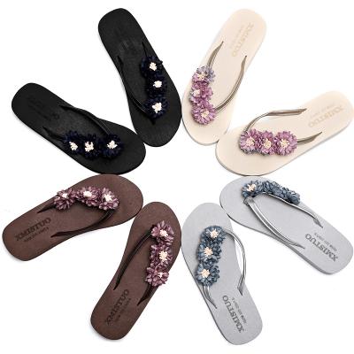 China CUSHIONING Lady Summer Beach Slide Sandal Cheap Flip Flop Slipper for sale