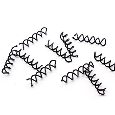 China Amazon Hot Simple Hair Pins Clips Black Simple Spiral DIY Hairpins For Women 2021 Fashion Wholesale for sale