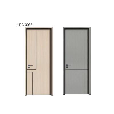 China Hot Sales Modern Security Modern Room Doors Wood Interior House Doors for sale