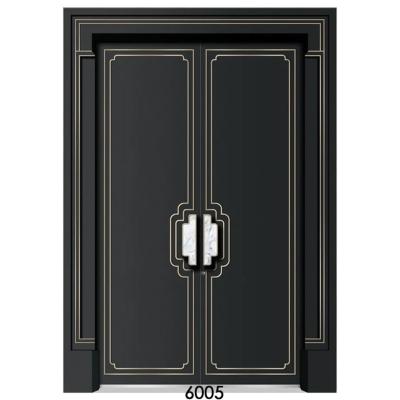 China Modern Customized Exterior Color Security Door Size Residential Aluminum Door For Home for sale