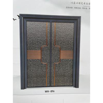 China Best Selling Modern Design Cheap Theft Safety Security Door Modern Exterior Aluminum Aluminum Door for sale