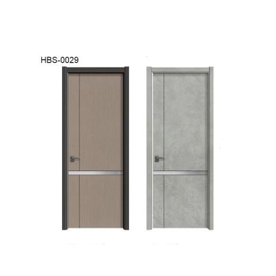 China Modern China Top Supplier American Sytle Handle Interior Doors With Frames Wood for sale