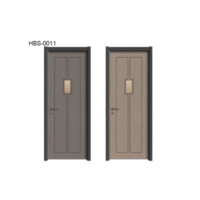 China Customized Modern Color Modern Solid Wood Interior Apartment Doors for sale