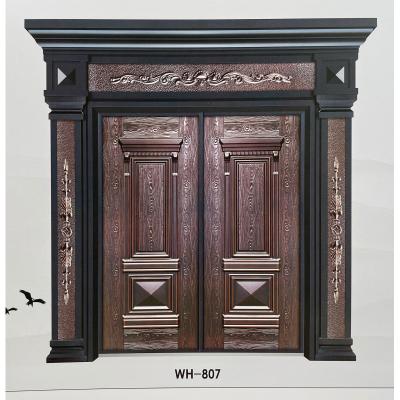 China Modern home luxury doors are modern main door security sturdy and sound proof aluminum from China for sale