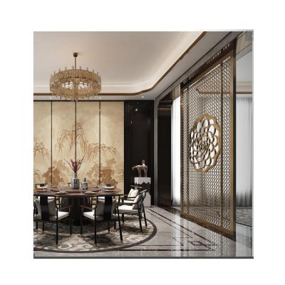 China Eco-friendly luxury high-grade safe and practical aluminum art screen for sale