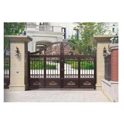 China Modern Hot Sale Aluminum Villa Garden Door Art Panning Courtyard Door for sale