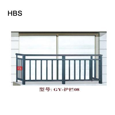 China Modern Decorative Outdoor Curved Railings Stairs Aluminum Alloy Curved Fence Designs in India for sale