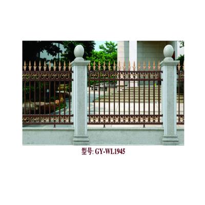 China Modern Promotional Decorative Lattice Aluminum Panels Fence and Gates Estate Vertical Bar Fence Gate for sale