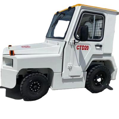 中国 Hotels Drawbar Pull Diesel Engine Powered Aviation Baggage Tow Tractor 販売のため