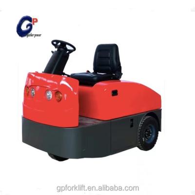 China PU 5000kg 4ton 6600lbs Mini Electric Tow Tractor Three Wheels zu verkaufen