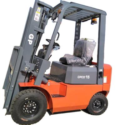 China Garment Shops 1.5T Diesel Forklift zu verkaufen