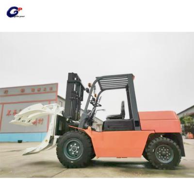 China Height 3m, Hotels 4.0-5.0 Ton Diesel Forklift Side Lift Clutch for sale