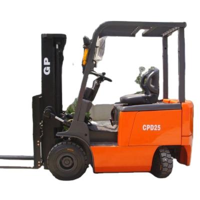 China Hotels 1.5 Ton 4 Wheel Electric Forklift Lift Height 5m zu verkaufen