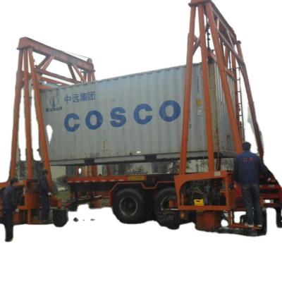 China Gantry Crane Heavy Duty and Lightweight Self Weight Shipping Container Gantry Crane Container Lifting Crane for sale