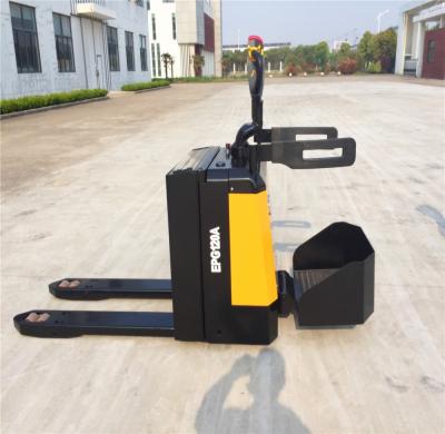 China 1.5 Ton Warehouse Pallet Lift Smart Electric Mini Pallet Truck 1500kg for sale