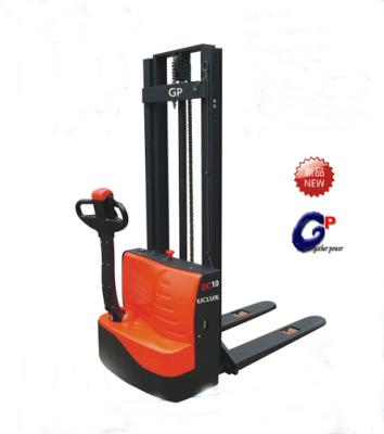 China Strong Hotels And Saving Hand Hydraulic Stacker Electric Stacker Pallet Stacker for sale