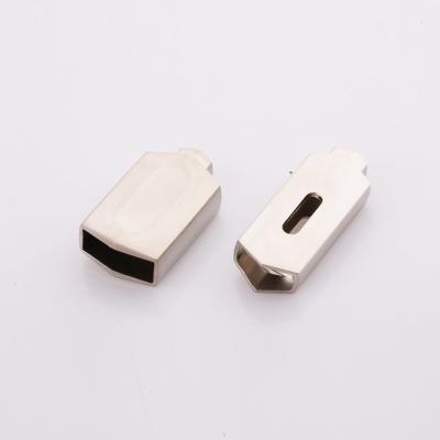 China Diy Rectangle USB Connector Shell 2.0 USB Socket Connectors Zinc Alloy Metal Shells for sale