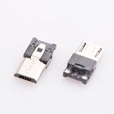 China Stainless Steel Mini 5 PIN Micro Charging Data USB Male / Female Connectors Housing / Adapters for sale