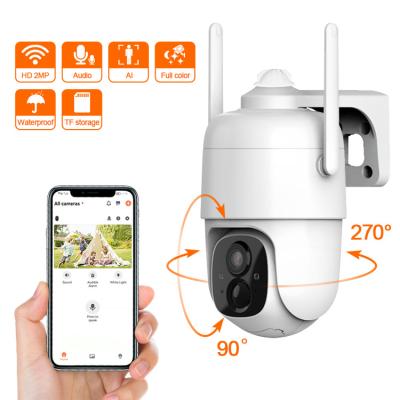 China Human Motion Tracking Product Best Selling Outdoor Hd 5mp Surveillance IP Wifi Ptz Security CCTV Two Way Audio Human Tracking Camera for sale