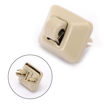 China Areyourshop 8E0857562A ABS Car Sun Visor Plastic Hook Clip Bracket Replacement Beige Color For Audi A3 A4L A5 Q3 for sale