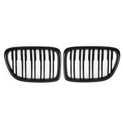 China Areyourshop ABS Gloss Black Double Slats Front Hood Kidney Grill Grille For BMW X1 E84 2009-2014 for sale