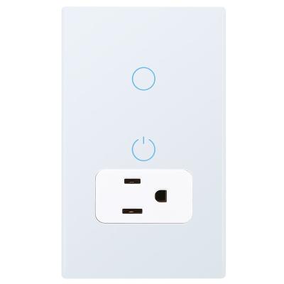 China Easy Setup Alexa Echo Smart Home Wifi Switch 1/2 Band Plug for sale