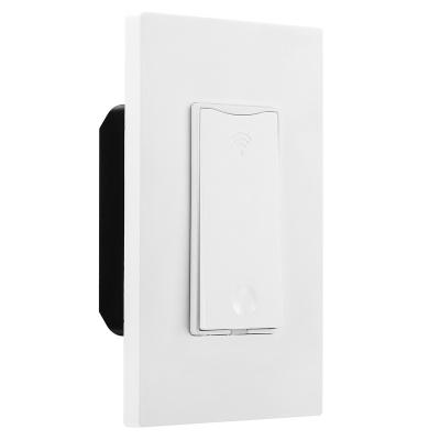 China Keygma Tuya USA KS-W 120 front plate wifi smart wall switch electrical price of lamp switch for sale