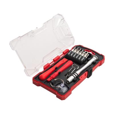 China Chrome-vanadium steel factory directly wholesale 17 in 1 mobile phone repair screwdriver set tool kit for sale