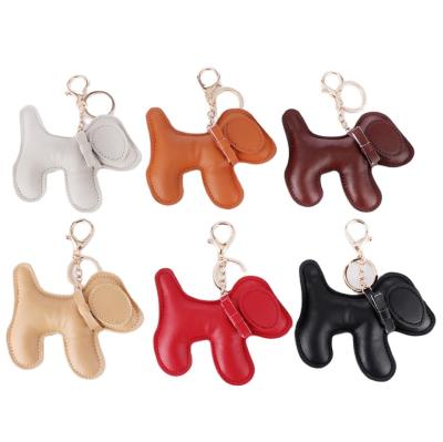 China Leather Where To Buy Dog Design Pendant Leather Key Chain Online Designer Keychain The Best Luxury Key Chain China Supplier for sale