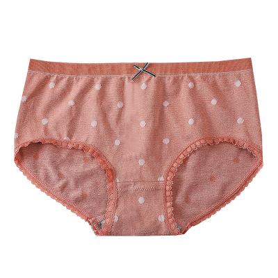 China Breathable Japanese Women's Underwear Women's Pop Protein Silk Crotch Lace Up Beautiful Girl's Briefs for sale