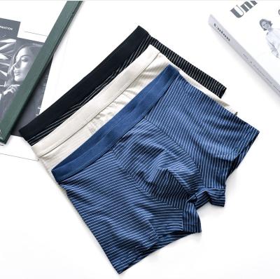 China Breathable Sense Mens Modal Blended Japanese Boxers Stripes Mens Boxers Cotton Boxers Mens Underwear Briefs for sale