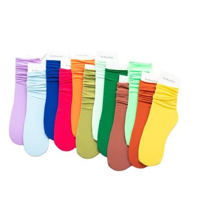 China High Grade QUICK DRY Socks Logo Design Socks Custom Slouch Socks For Women for sale