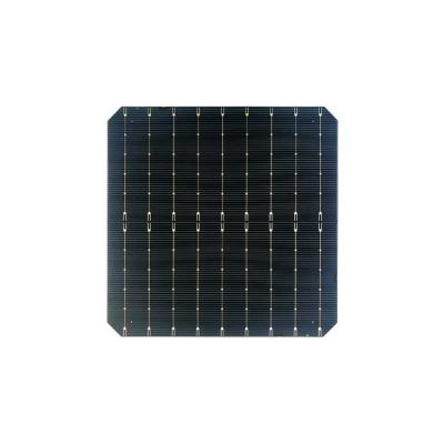 China Solar Cell High Efficiency 21% -23% Cutoff Customized All Sizes 1/2 Half Cut Mono Solar Cell 166 for sale