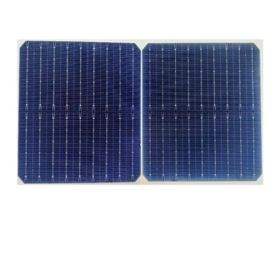 China 22.2%~23.% High Efficiency 9BB Solar Cell Solar Cell 166*166 Sizes 1/2 Half Cut 166 Mono Solar Cell for sale