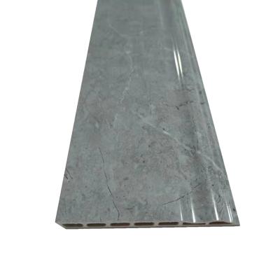 China ST9-1697-1grey Modern High Quality Skirting Board Wood Floor Accessories Skirting Base Board for sale