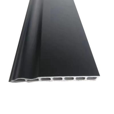 China Modern Plastic PVC Edging Stone PVC Plastic Edging Board Flooring Accessories Edging Base Board for sale