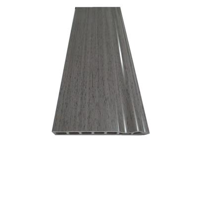 China Modern PVC Skirting Decorative Sideboard Skirting Panel ST9-5753 Floor Wall Extrusion for sale