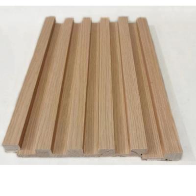 China Modern Wholesale Cheap Eco-friendly House Wall Cladding Price Interior Decoration Solid Wood Grille for sale